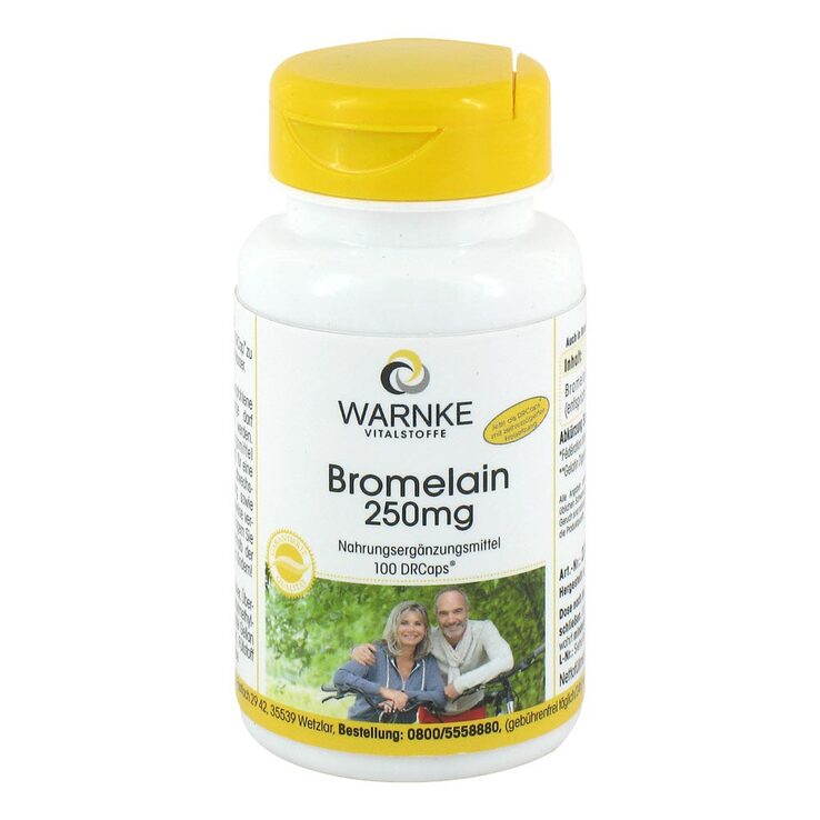 Bromelain 250 mg magensaftresistente Kapseln, 100 St