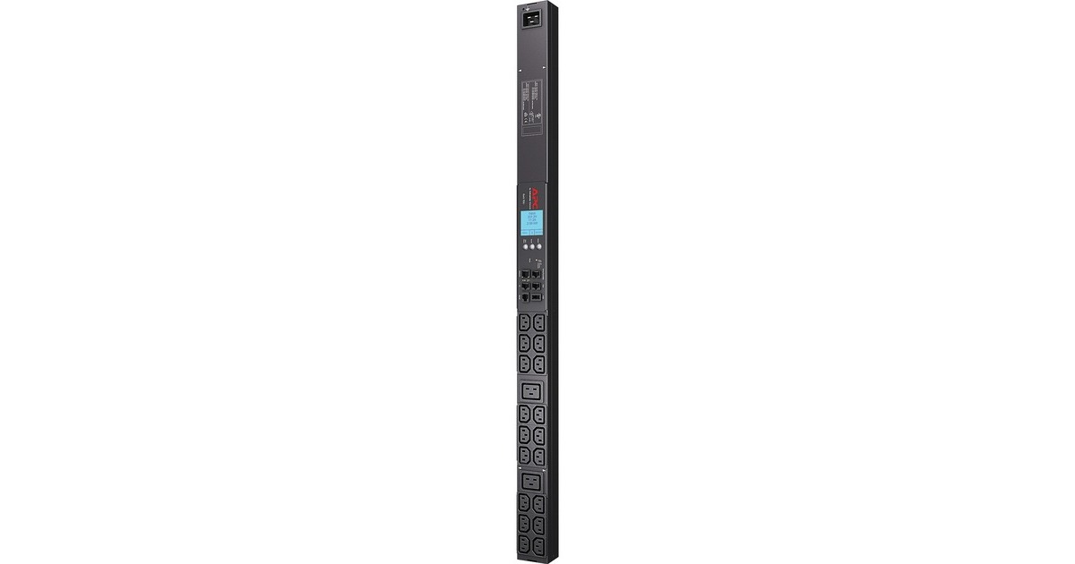 APCRack PDU 2G Metered AP8858EU3  (ZeroU, 18x C13, 2x C19, IEC 309 16A stekker)