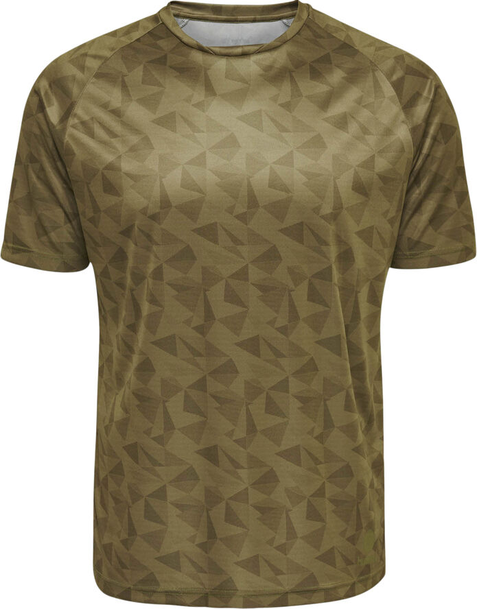 Hummel Active Poly Jersey S/S Grøn