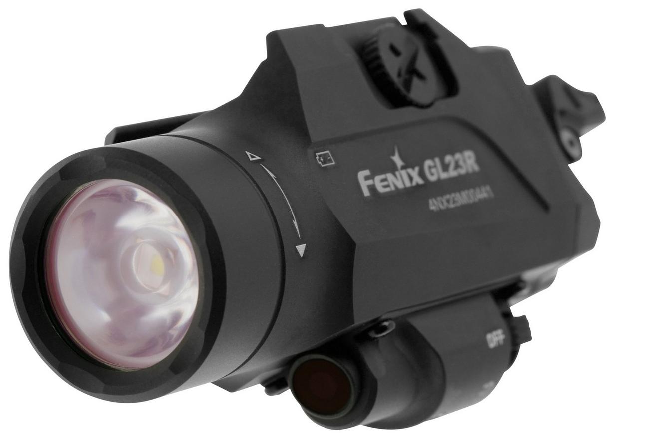 Fenix GL23R Tactical Light, oplaadbare tactische lamp met laser, 1200 lumen