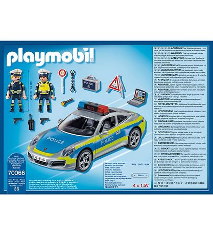 Playmobil - Porsche 911 Carrera 4S Politibil - Gr? - 70066 - 36