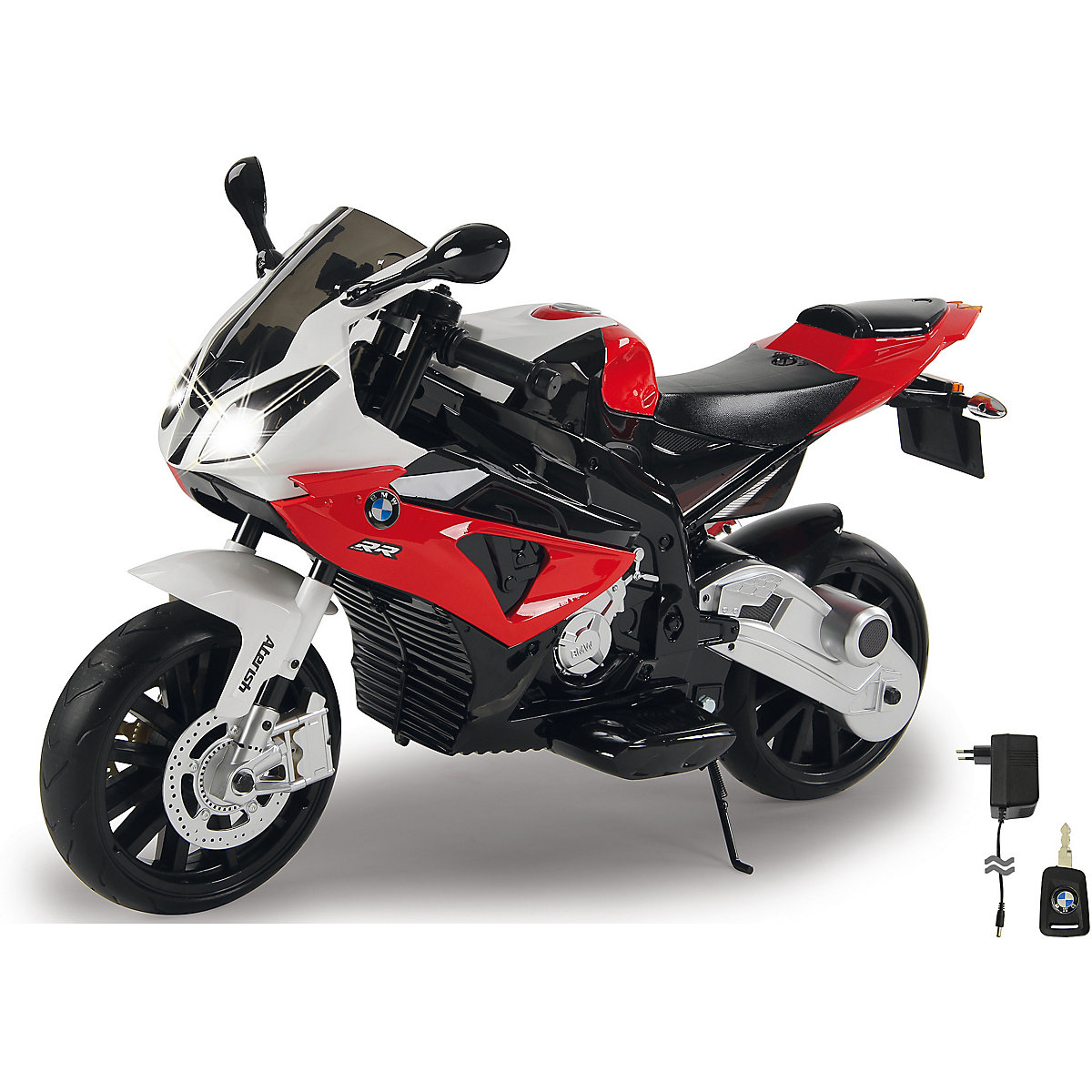 Motocicleta infantil BMW S1000RR vermelha 12V