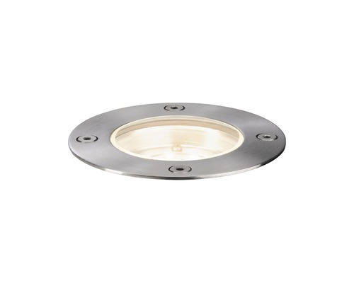 Paulmann Plug & Shine LED inbouwspot, rond, IP65, 3,6W, 300 lm, 3000 K, zilver, 230/24 V