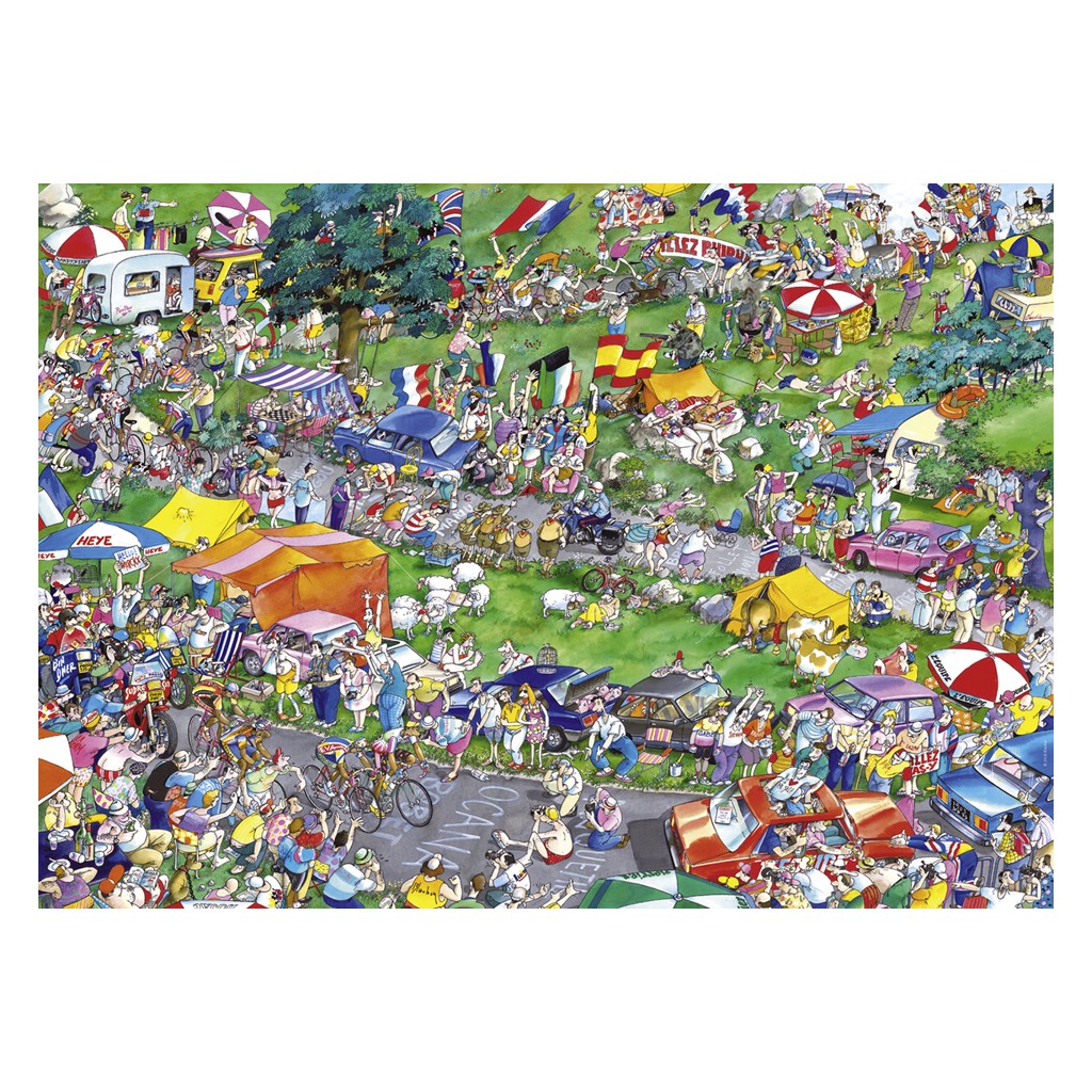 Puzzle - Cycle Race de Roger Blachon - 1000 Pièces