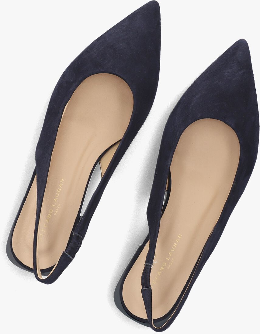 blauwe stefano lauran slingbacks 72251