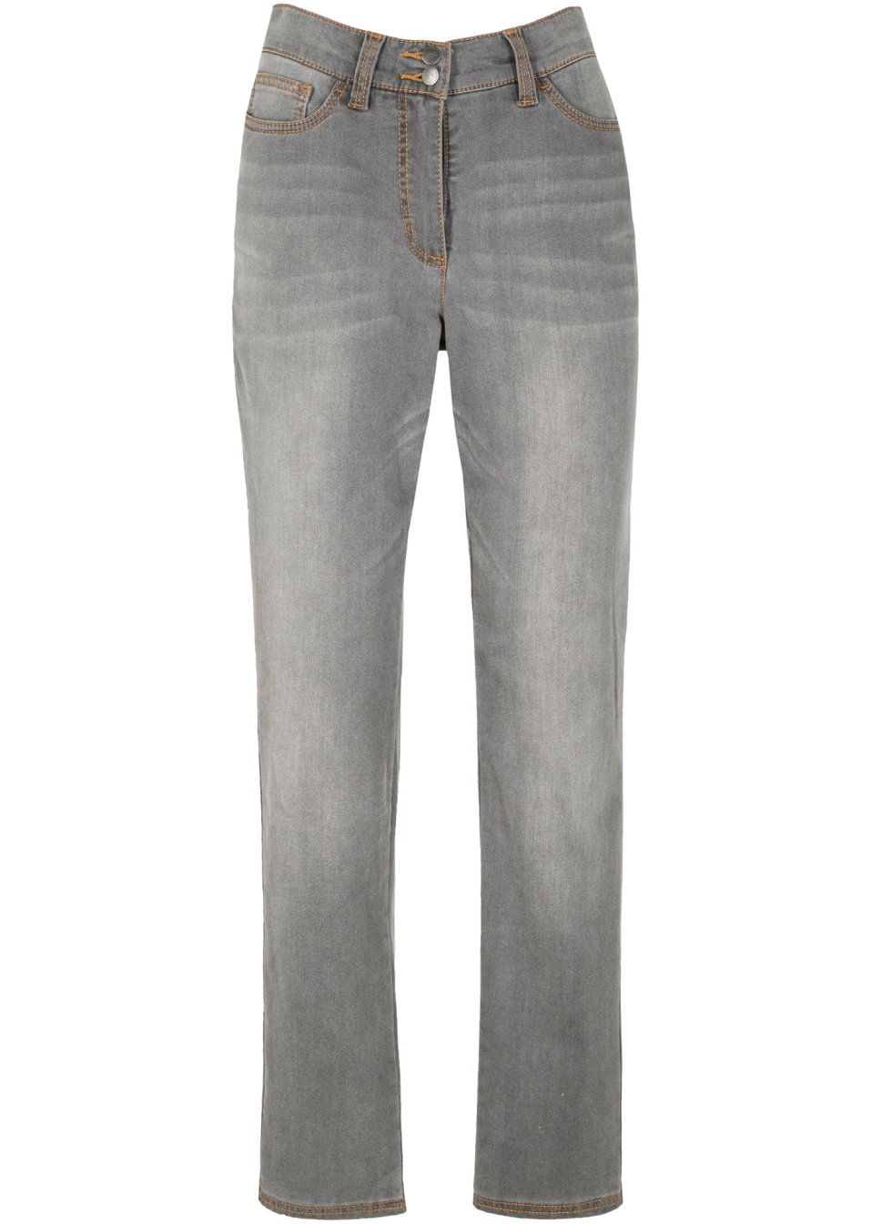 Jean thermo avec effet push-up et taille confortable, Straight