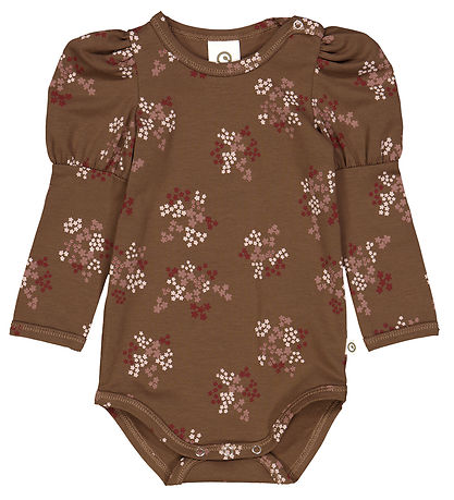 M?Slå Body l/æ - Flora Puff - Bark/Cabernet/Nightingale
