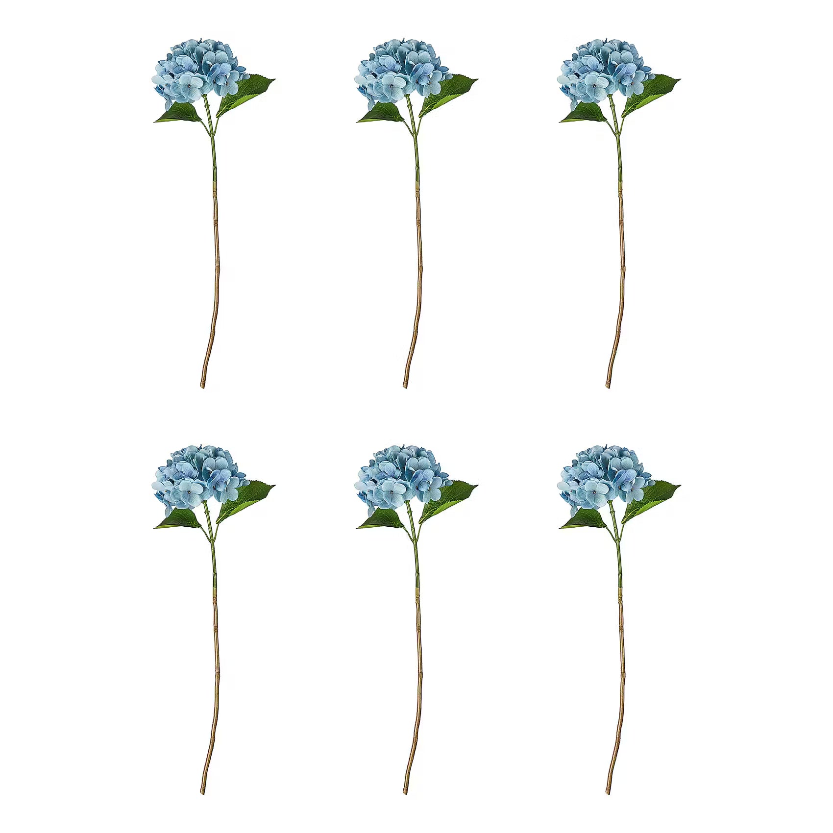 FLORISTA Kunstblume Hortensie 6er-Set