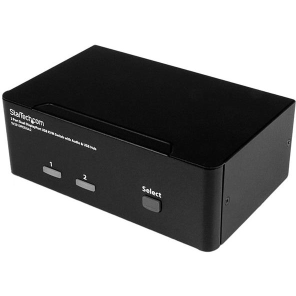 StarTech.com Switch KVM DisplayPort double affichage à 2 ports - 4K 60 Hz