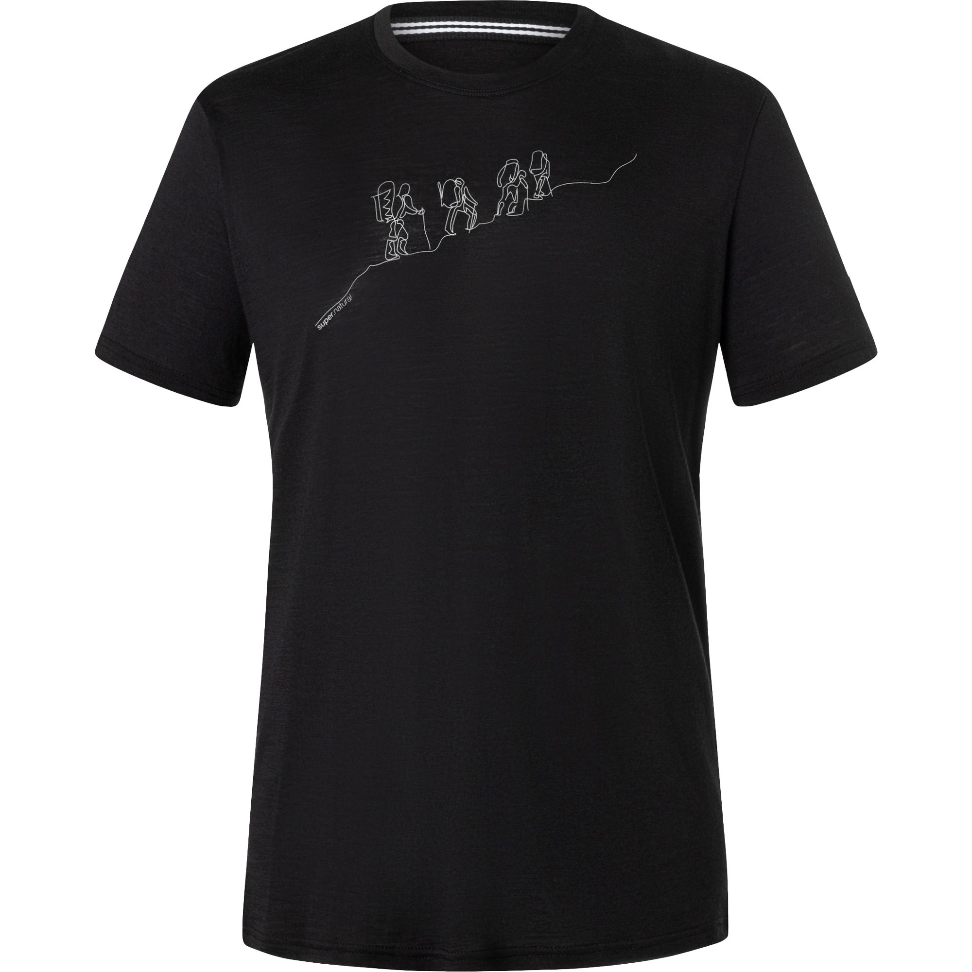 super.natural Hiking T-Shirt Herren jet black