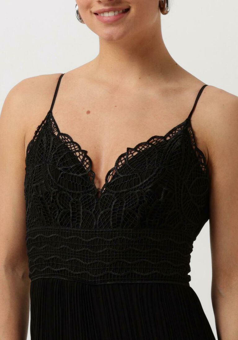 GUESS zwarte guess jumpsuit amiah pleated jumpsuit