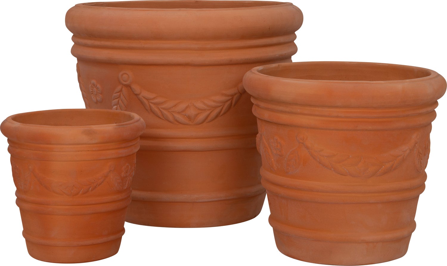 Intratuin bloempot Zara terracotta D 50 H 45 cm
