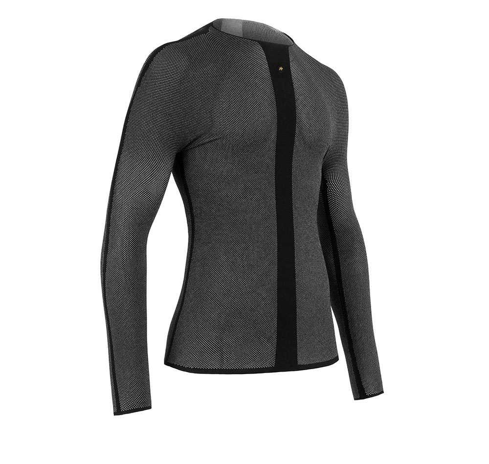 Assos GTO DermaSensor Spring/Fall Thermoshirt Lange Mouwen Zwart Heren