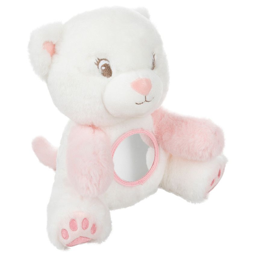 Peluche d'activités Elena le chat - Rose