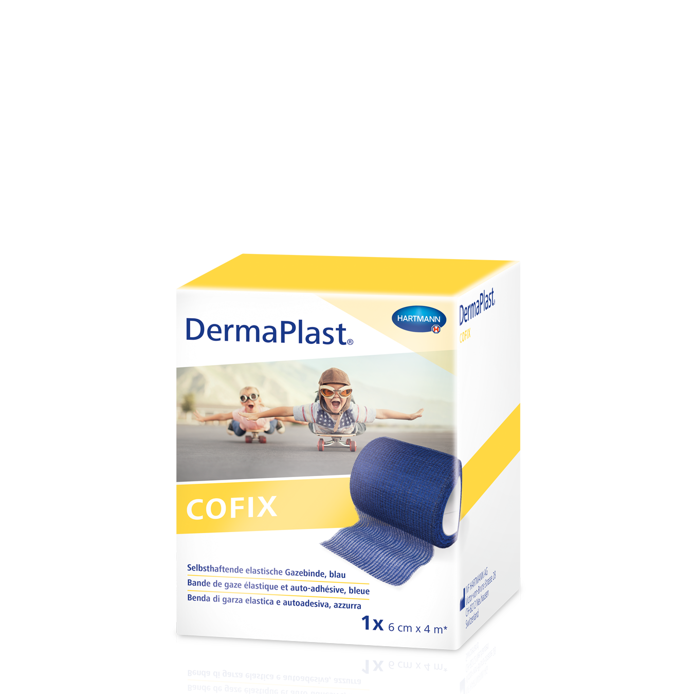 DERMAPLAST CoFix 6cmx4m blau 1 Stk