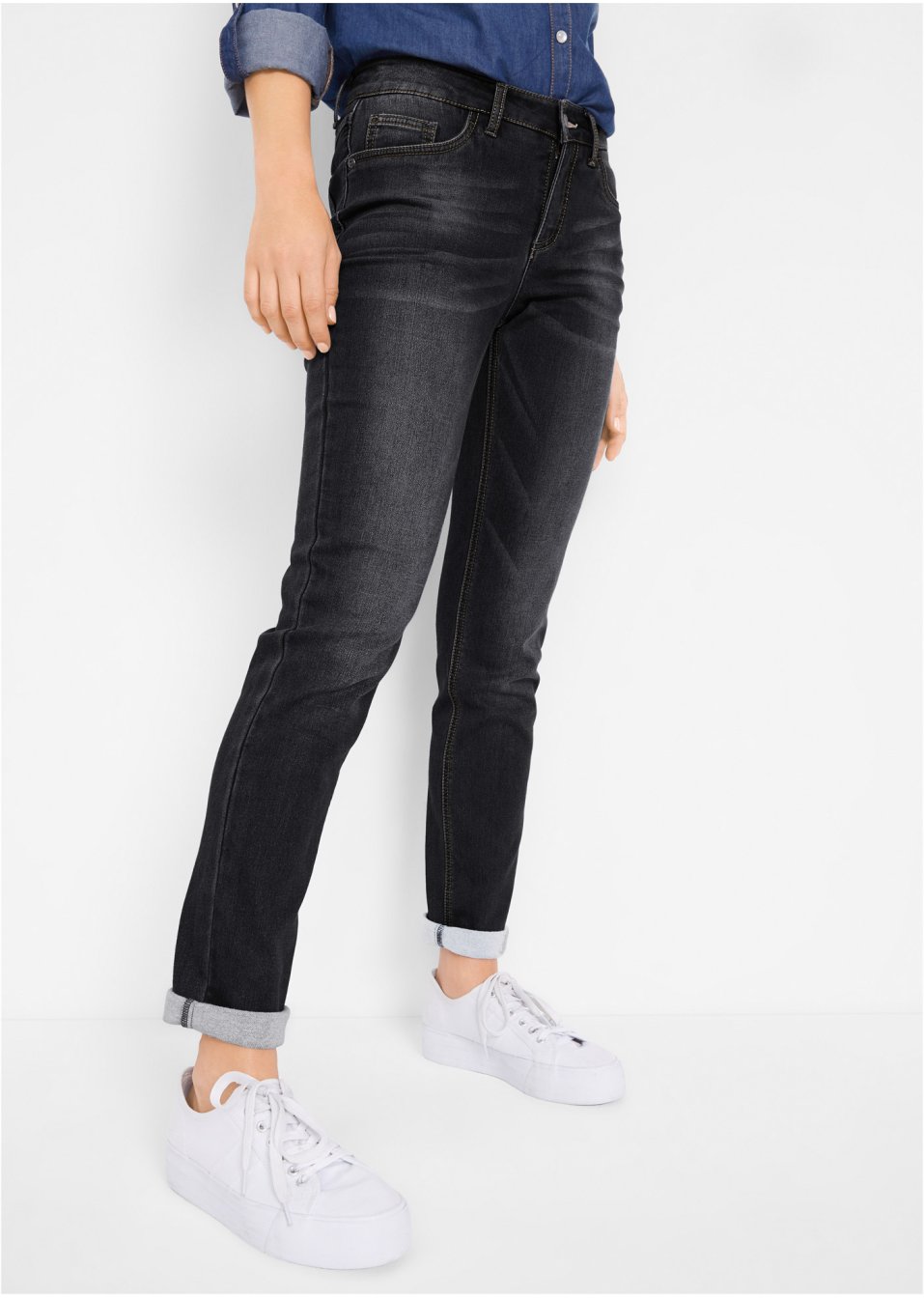 Jean thermo avec intérieur douillet, BOYFRIEND