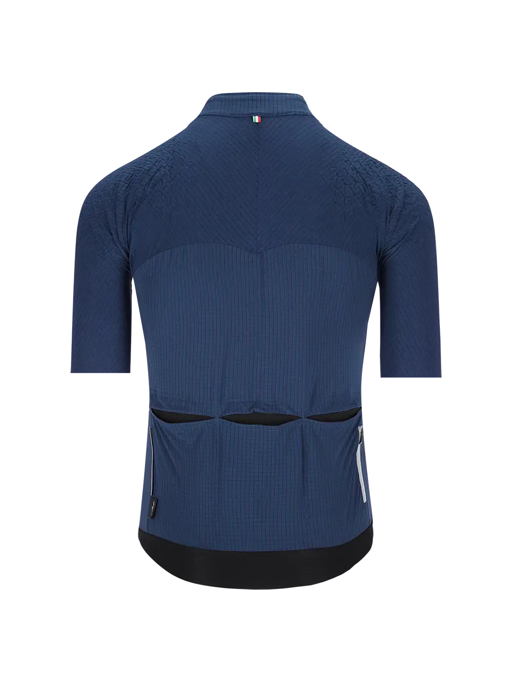 Q36.5 Dottore Grid Skin Fietsshirt Korte Mouwen Donkerblauw Heren