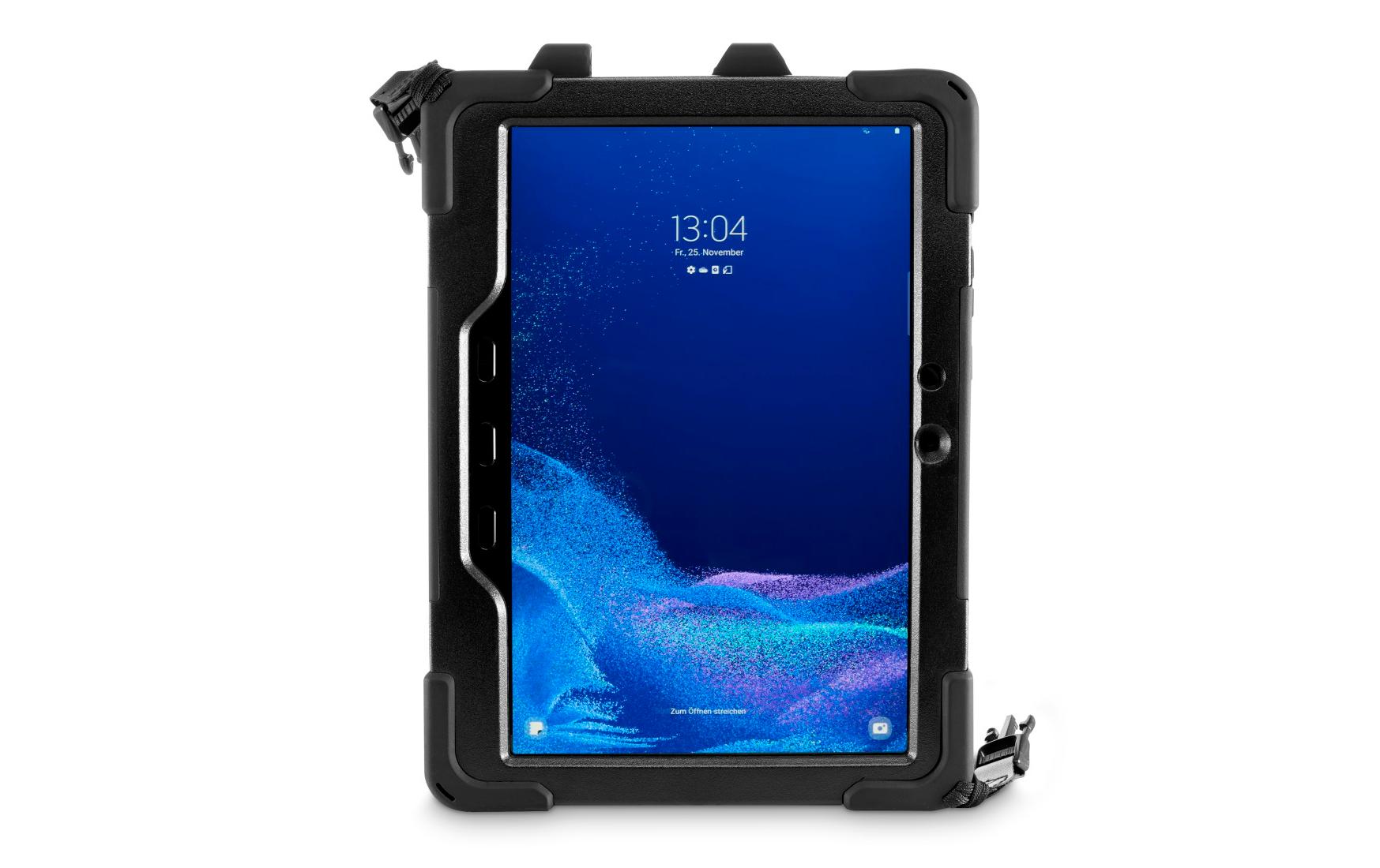 Tablet Book Cover Rugged Galaxy Tab Active4 Pro SchwarzTablet-Klappcover mit Alarmfunktion für das Galaxy Tab Active4 Pro