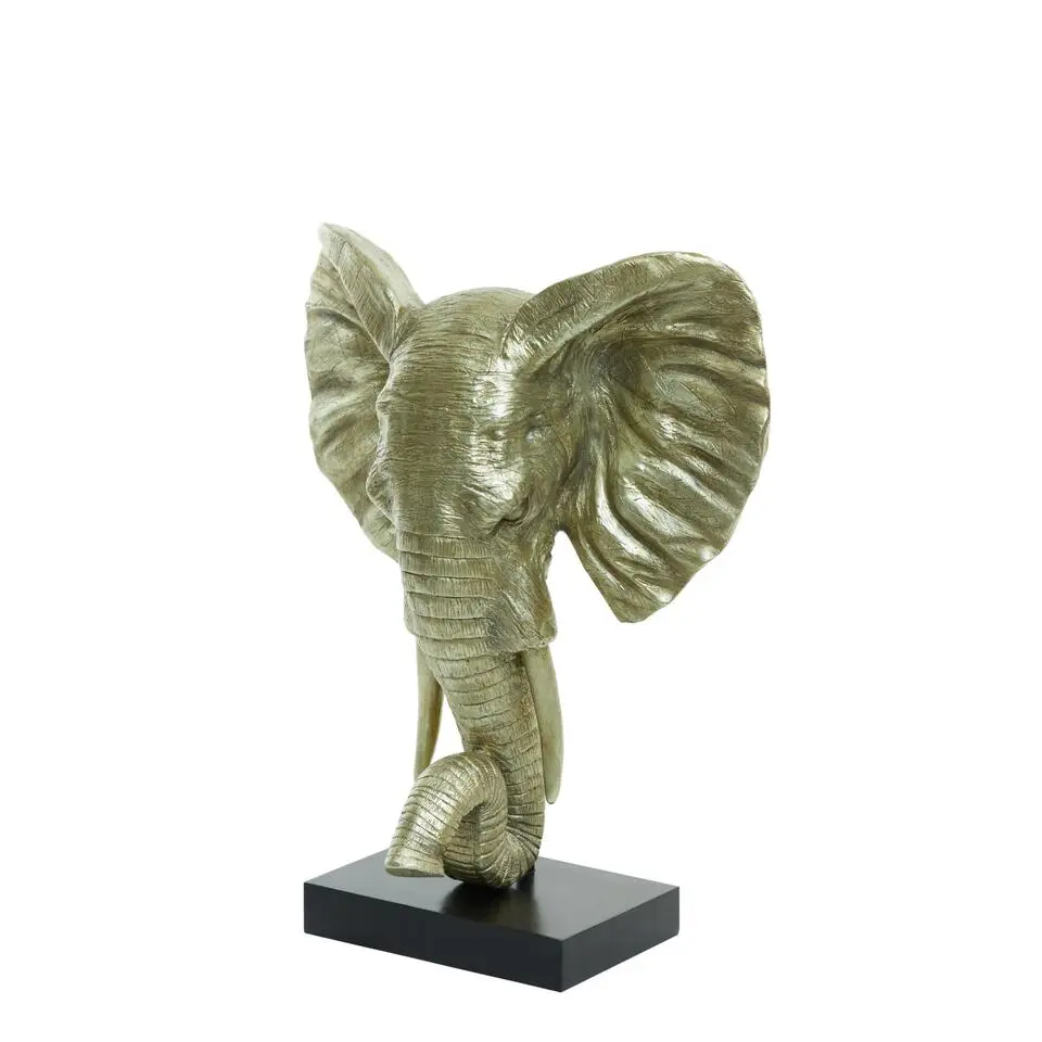 Ornament Elephant - Goud - 38.5x19.5x49cm