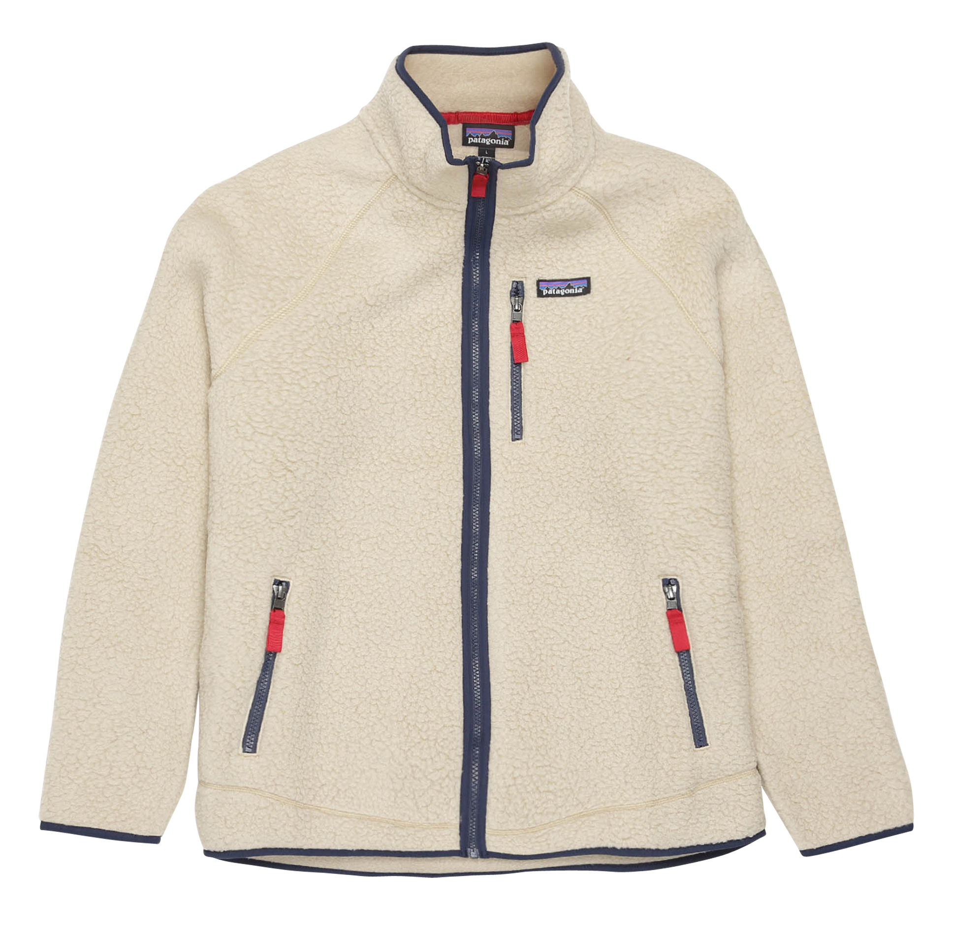 Polaire col montant texturée | Beige