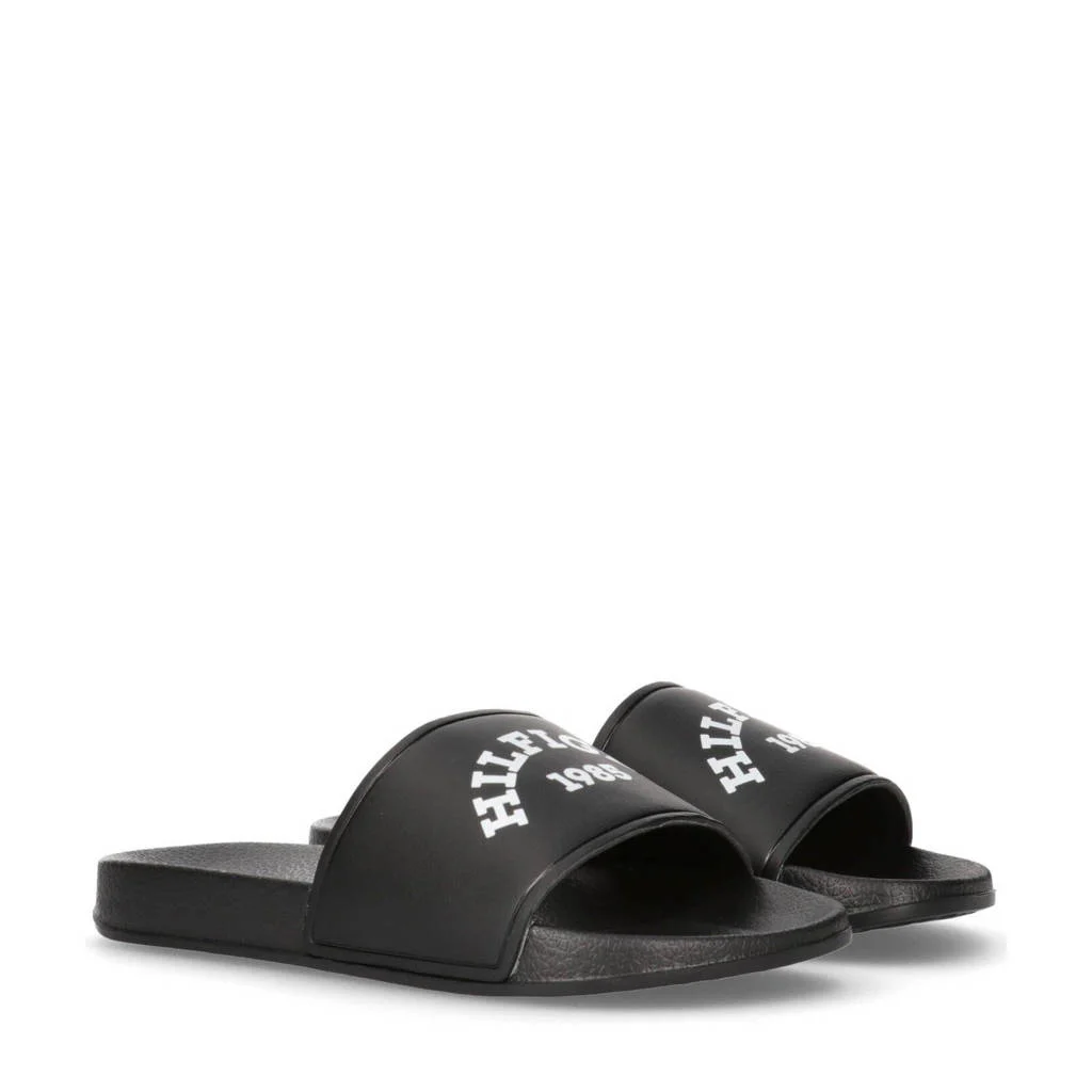 Tommy Hilfiger badslippers zwart