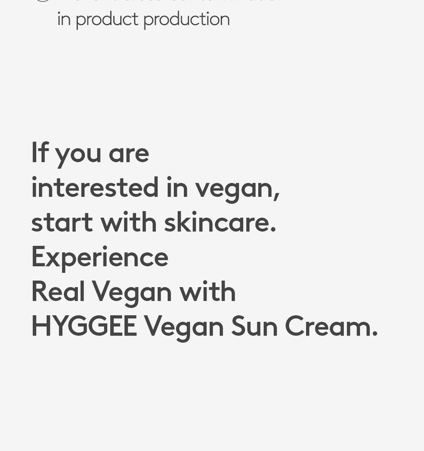 HYGGEE - Veganistische zonnebrandcrème