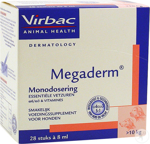Virbac Megaderm Solution Orale Unidoses 28x8ml