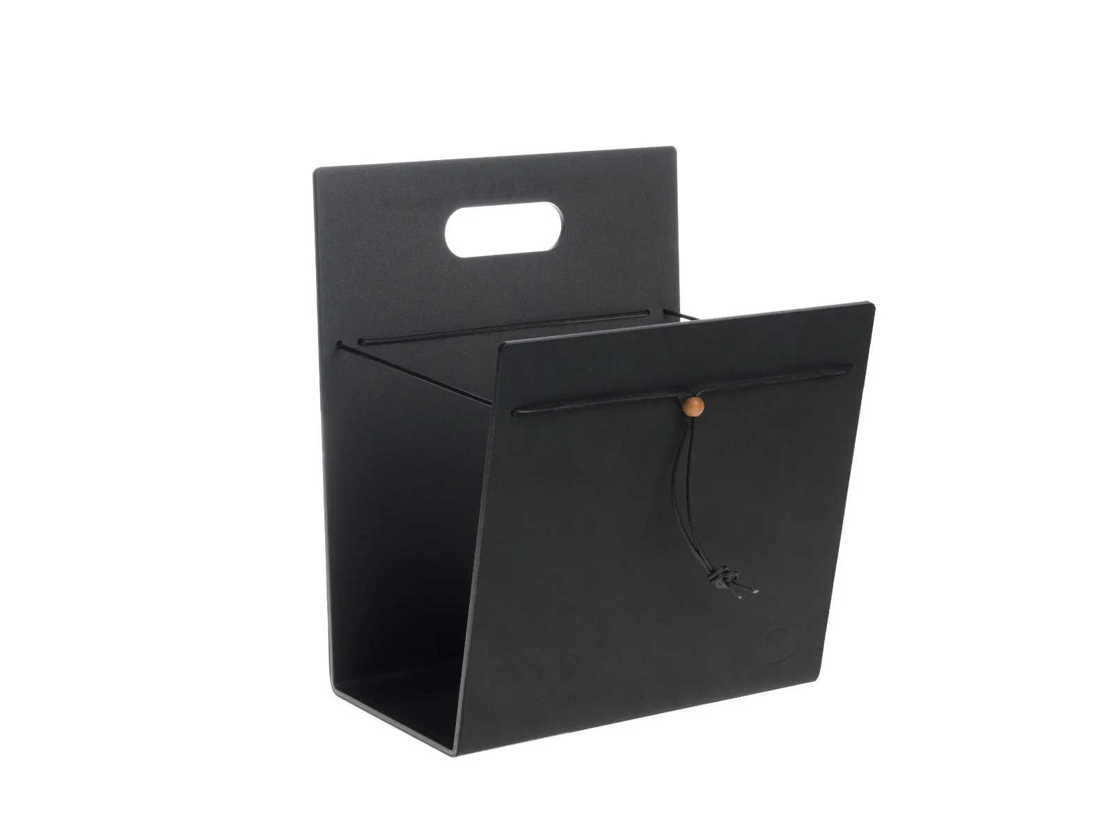 LIND DNA  Magasinholder, nupo sort - 31x25x11 cm.