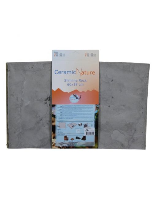Ceramicnature Cn Slimline Rock Colorado Brown Bruin - Aquarium - Achterwand