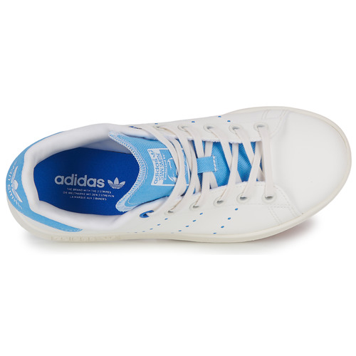 adidas Originals - STAN SMITH J - Blanc / Bleu