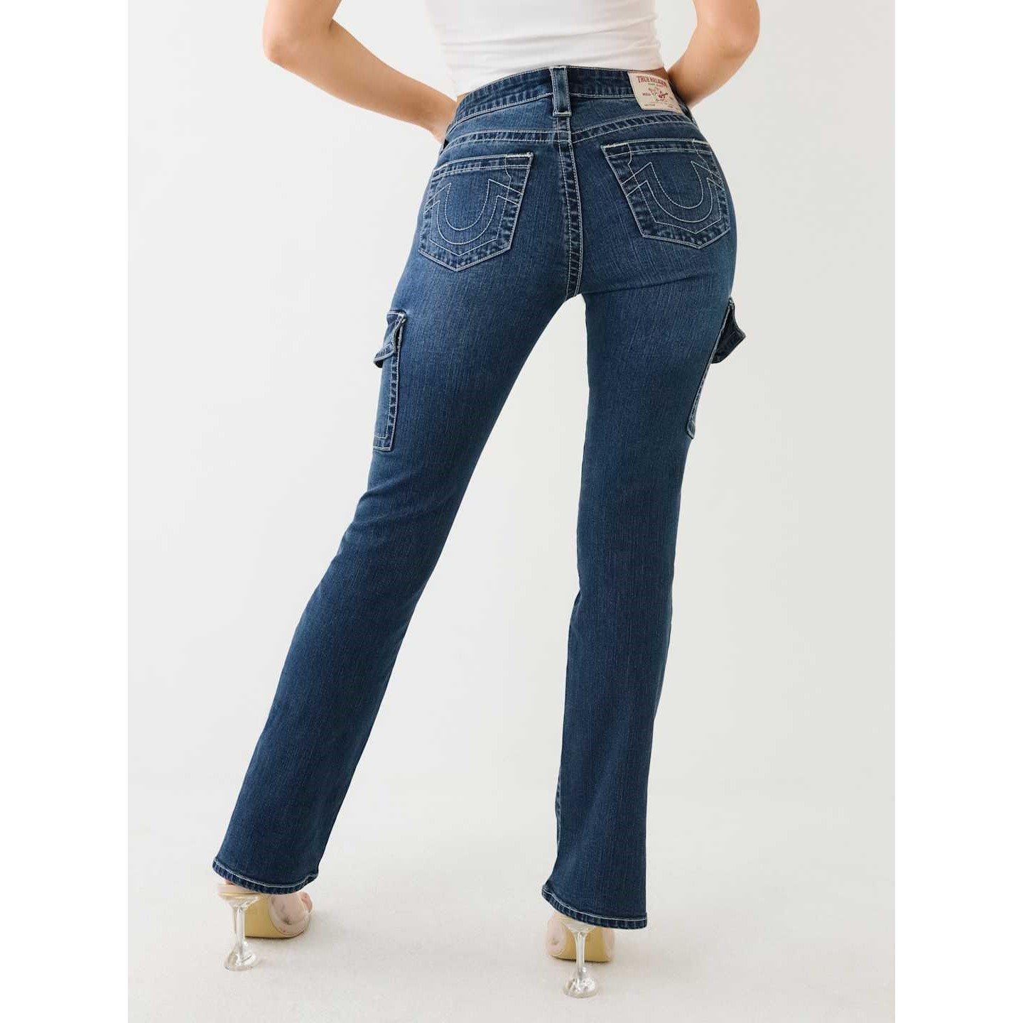 True Religion TL Cargo Jeans Womens