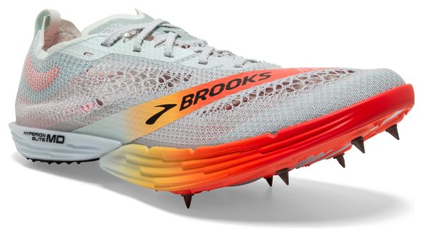 Chaussures d'Athlétisme Brooks Hyperion Elite MD Bleu/Orange Unisexe