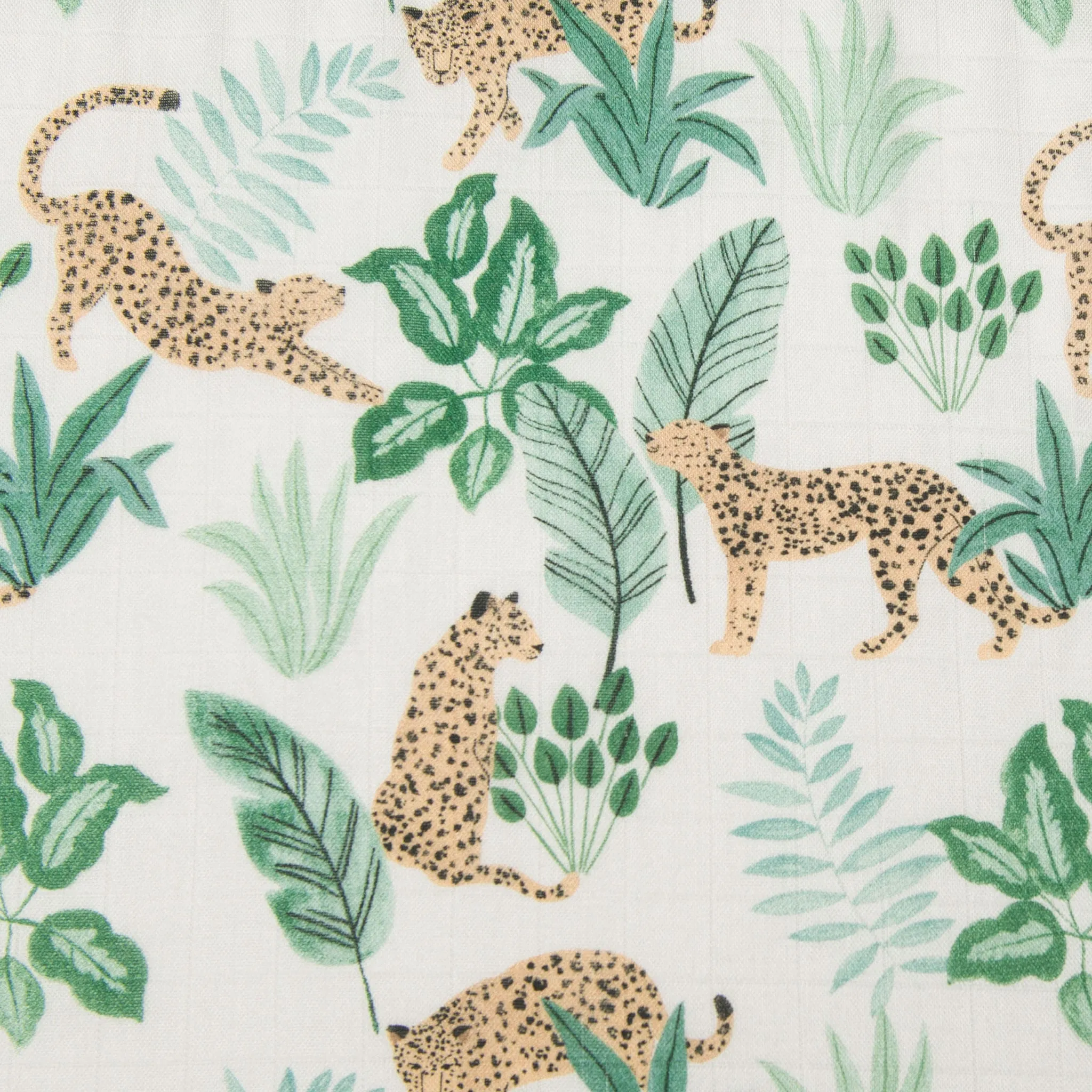 Loulou Lollipop Couverture Mousseline Bambou - Jungle