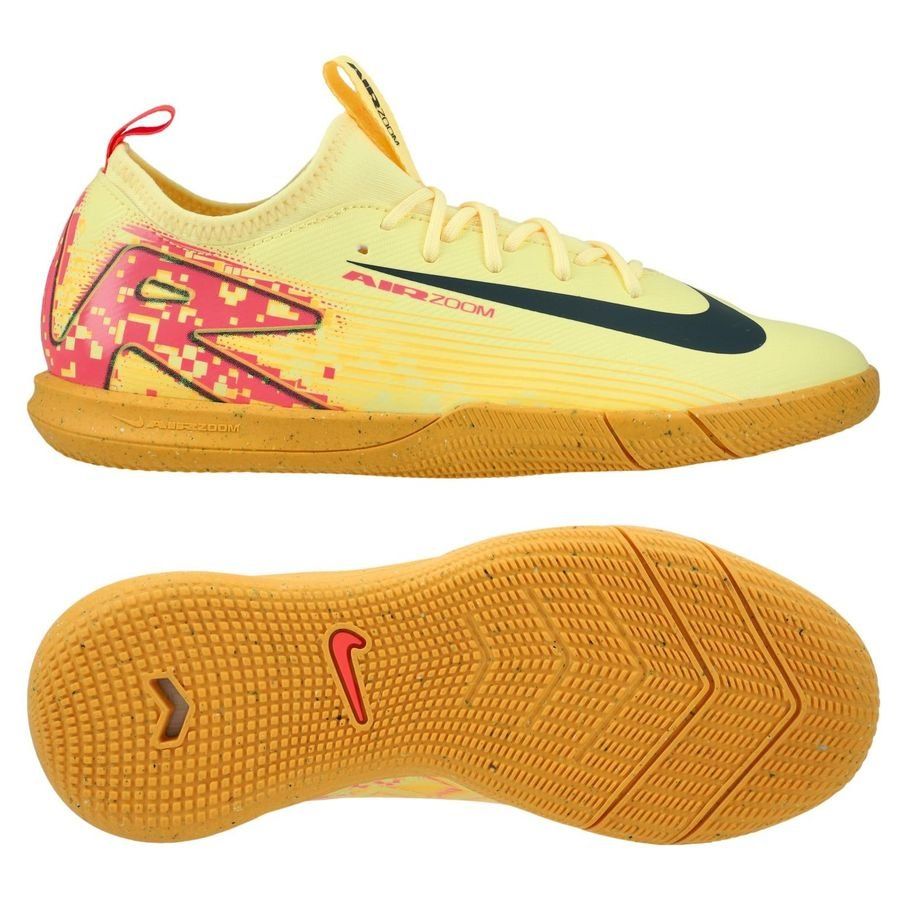 Nike Air Zoom Mercurial Vapor 16 Academy IC Mbappé Personal Edition - Orange/Bleu Enfant