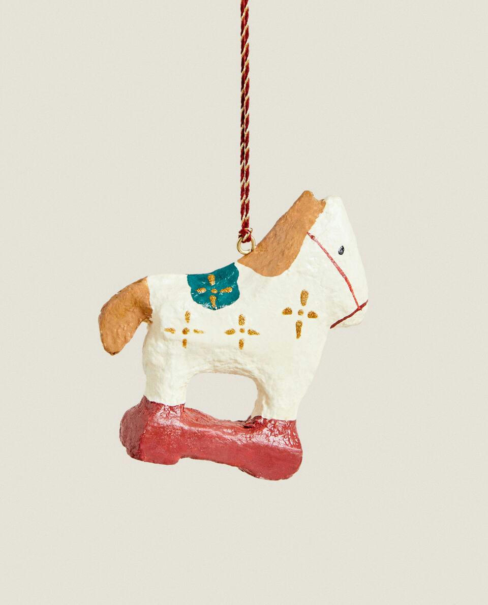 CAVALO DE BALANÇO DECORAÇÃO DE NATAL