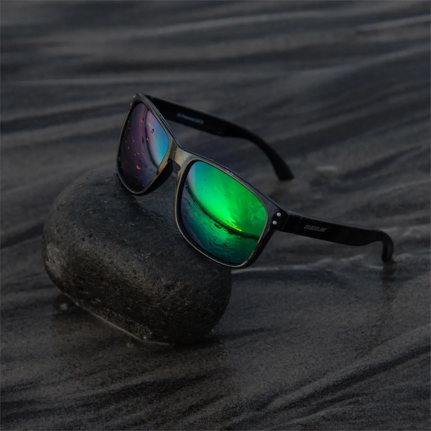 Guideline Coastal Sunglasses Grey Lens, Green Revo Coating