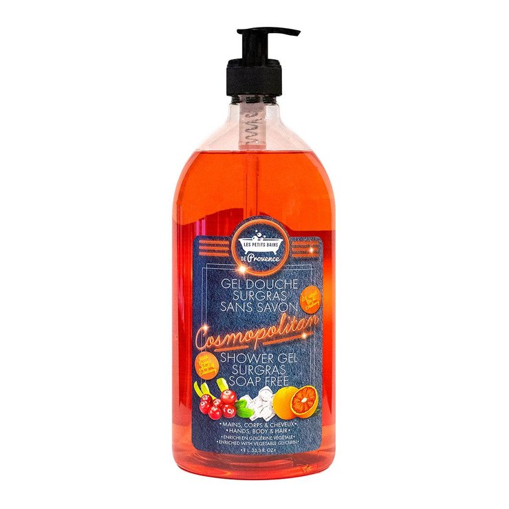 Gel douche surgras sans savon Cosmopolitan 1 litre