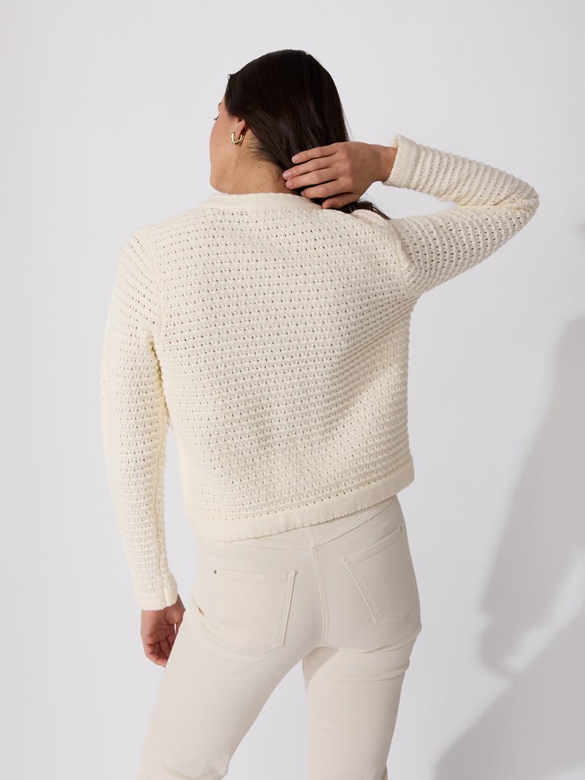 Ada cardigan Marshmallow
