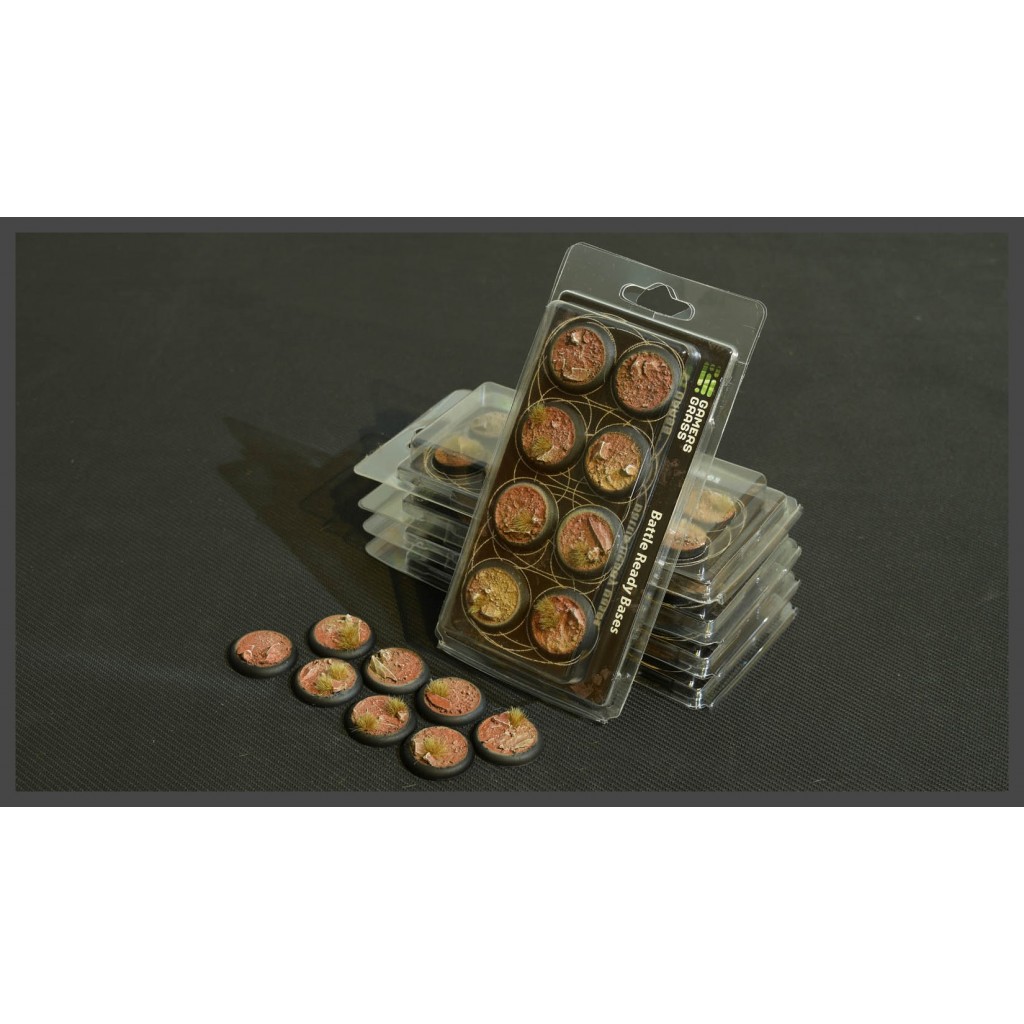 Badlands Bases, Round Lip 30mm (x8)