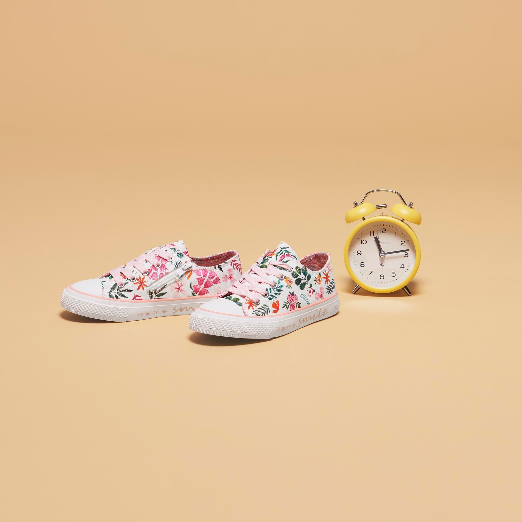 Baskets en toile Fille blanc