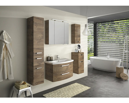 Jungborn VENTITRE hoge kast, BxHxD 30 x 168 x 33 cm, frontkleur: eiken ribbeck houtdecor