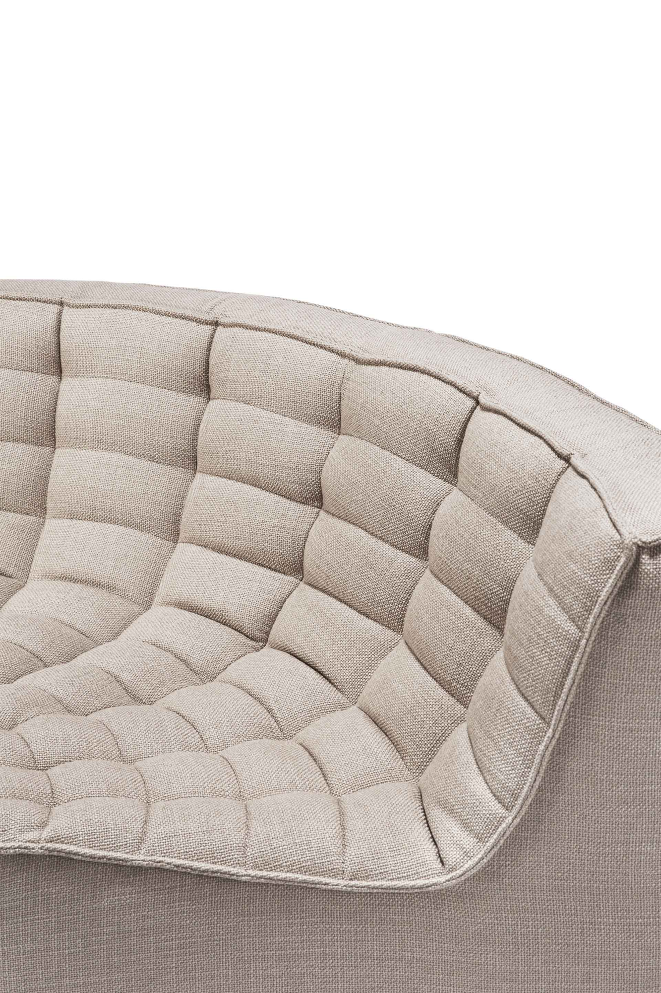 Sofa N701 90° round corner - beige