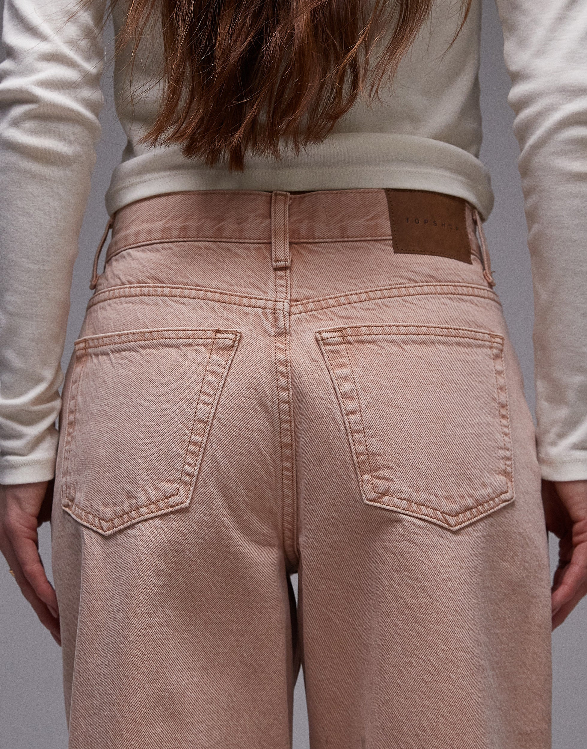 TOPSHOP Mid waist Loose fit Jeans