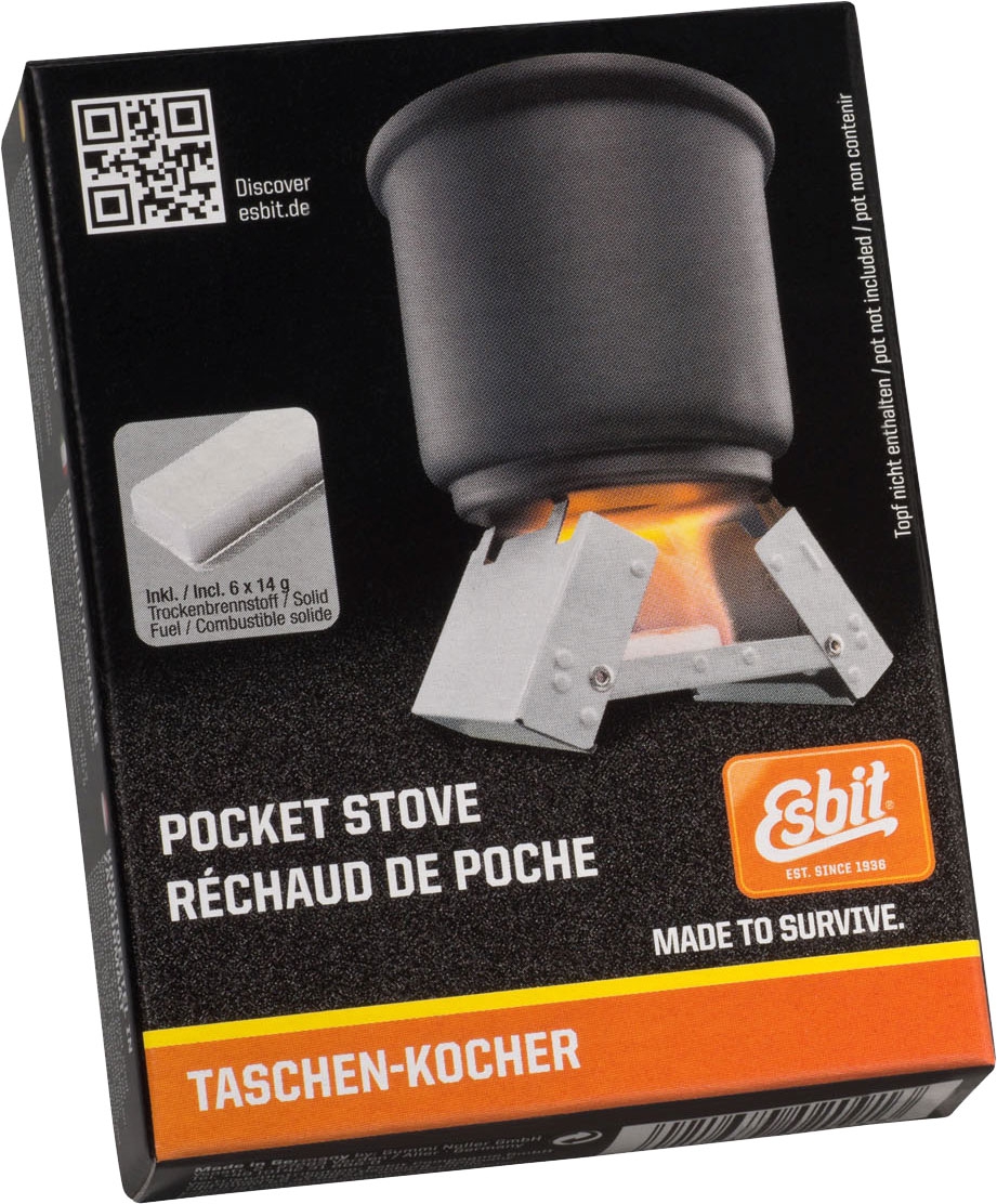 Esbit Taschenkocher inklusive 12x14g Brennstofftabletten