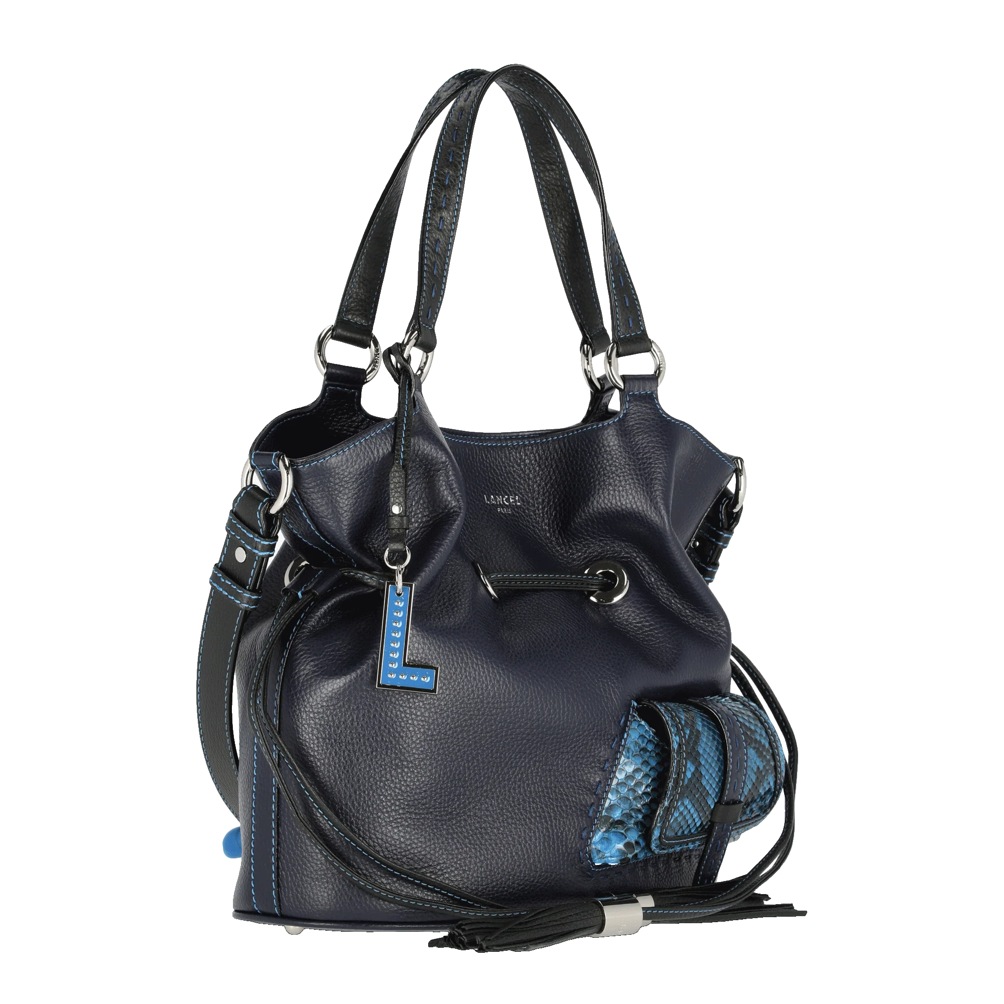 Sac seau Premier Flirt de Lancel-Multico Indigo