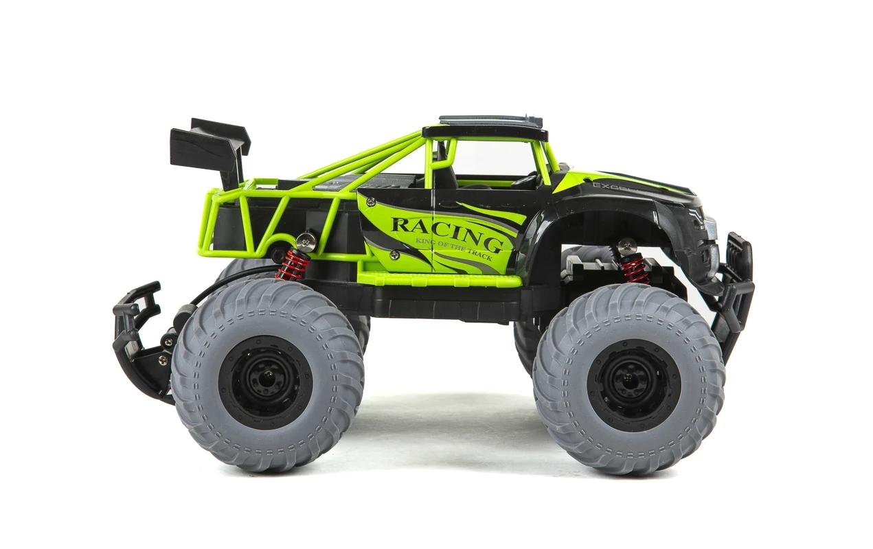 Monster Truck Hot Racing Grün, 1:14Akku-Betriebenes RC Off-Road Auto für Kinder ab 6 Jahren