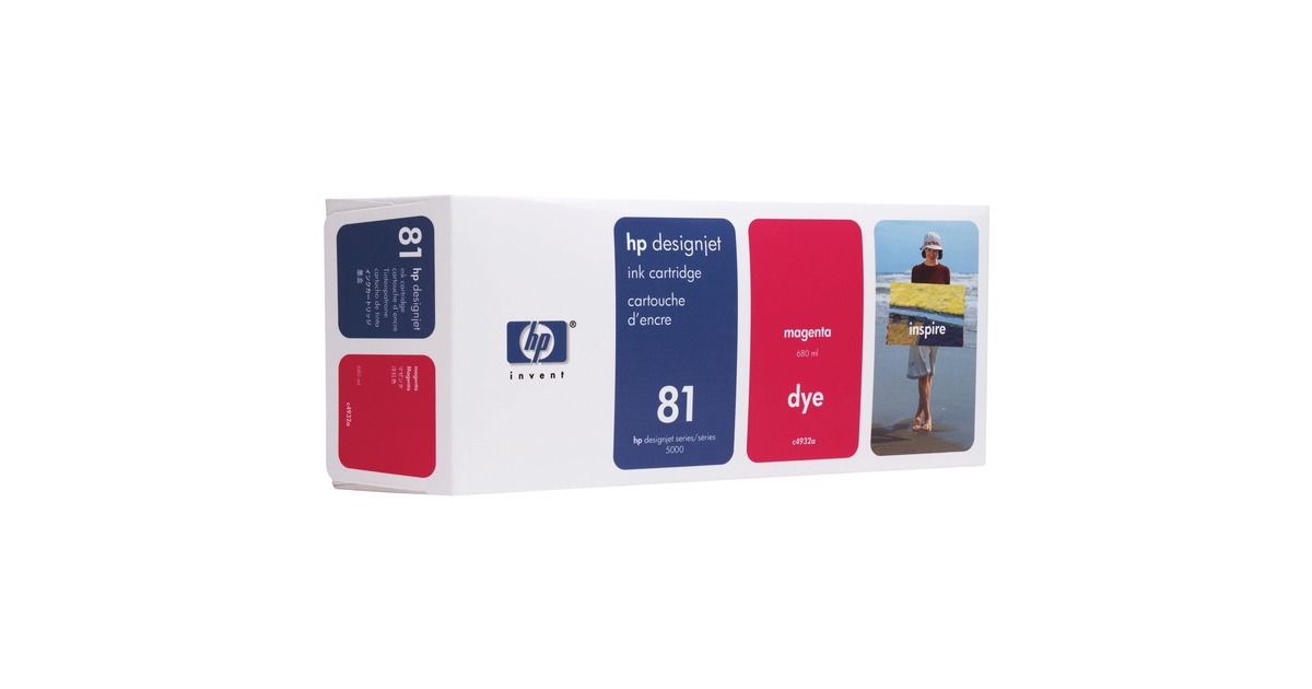 HP81 Inktcartridge  (51604A, Zwart, Retail)