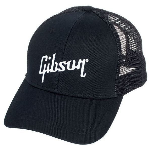 Gibson Trucker Baseball Cap Black