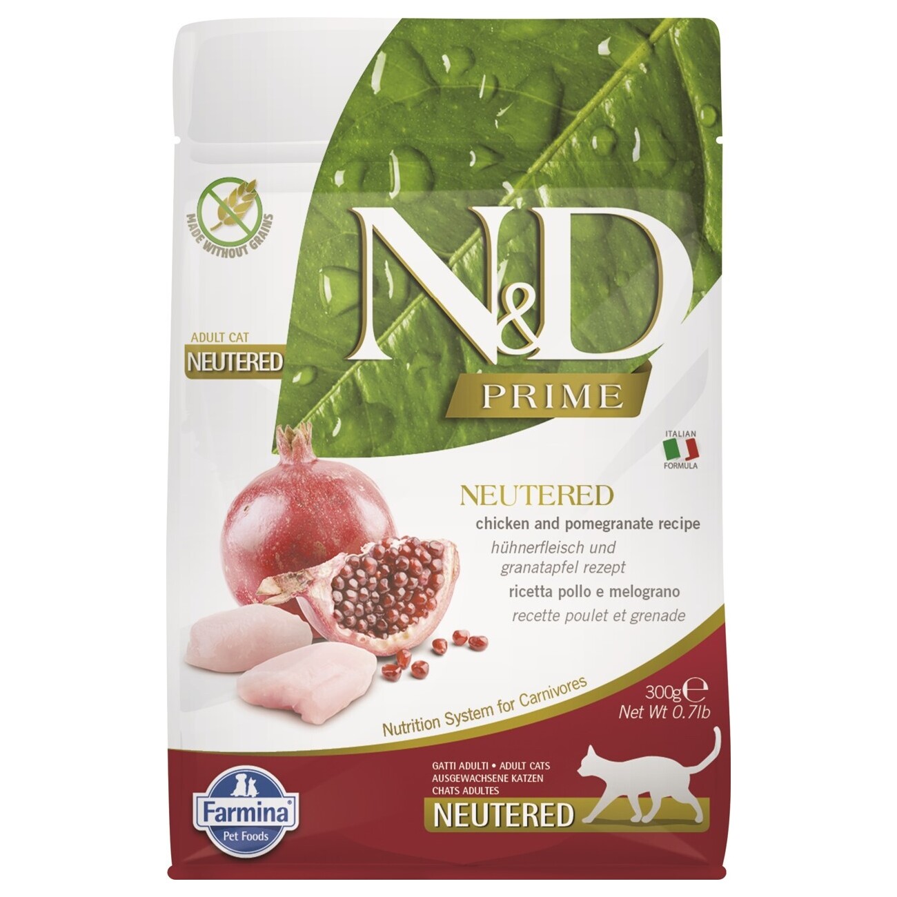 N&D Farmina Prime Adult für kastrierte Katzen 300 g