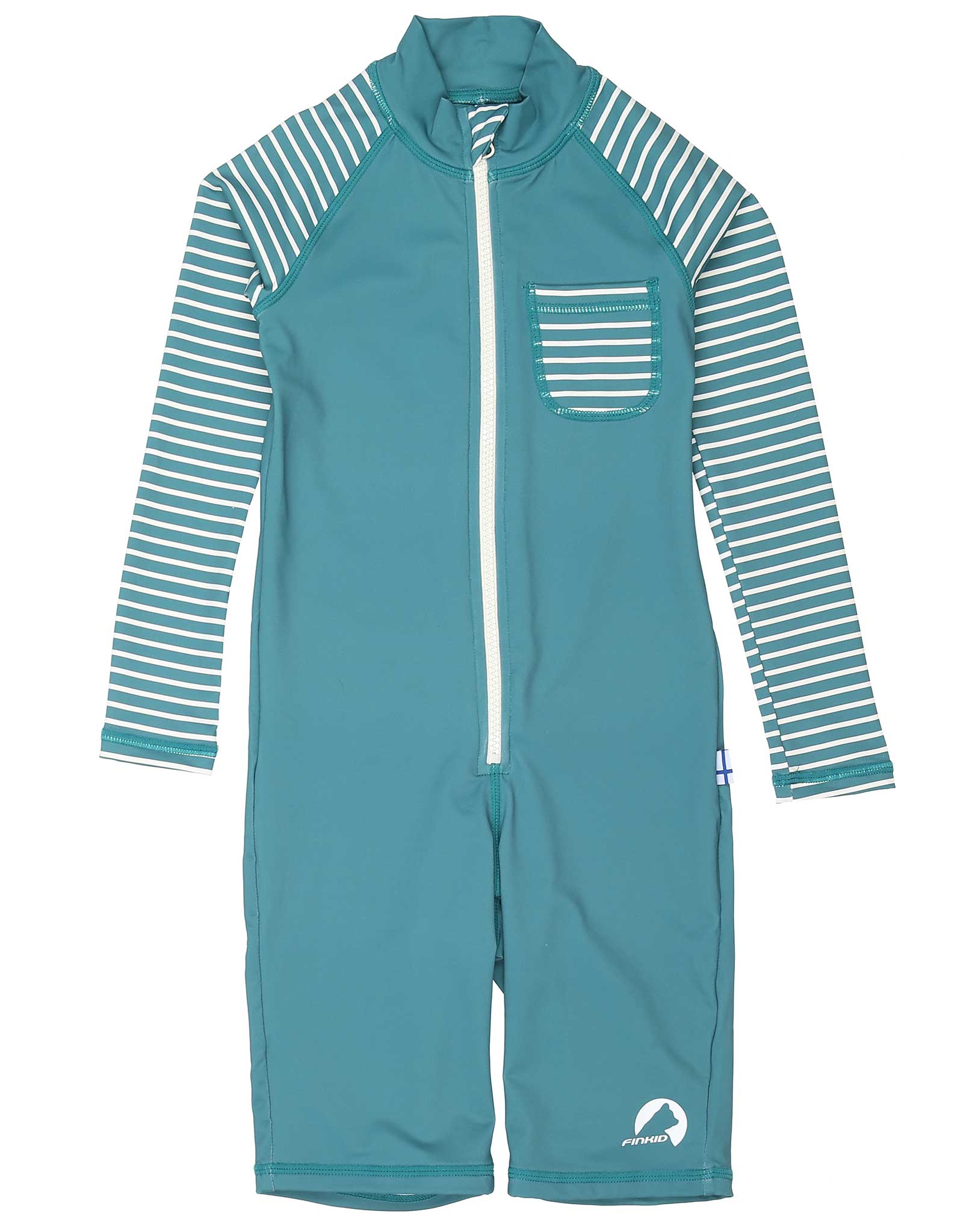 Langarm-Schwimmanzug KALA EKO in jungle/offwhite